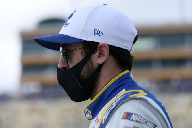 Chase Elliott struggles at the first mile-and-a-half track of the season