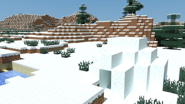How to make a snowman in Minecraft
