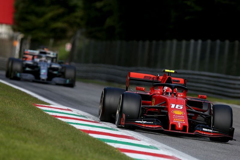 Charles Leclerc won an epic Italian Grand Prix in 2019. Photo by Charles Coates/Getty Images.
