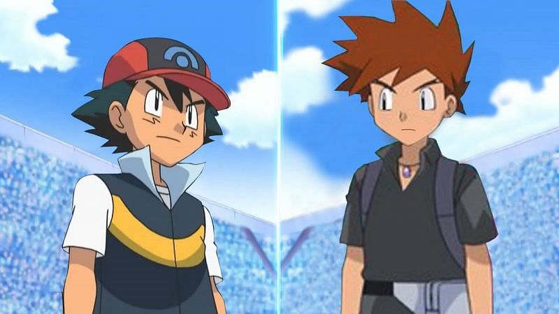 Gary and Ash (Image via The Pokemon Company)