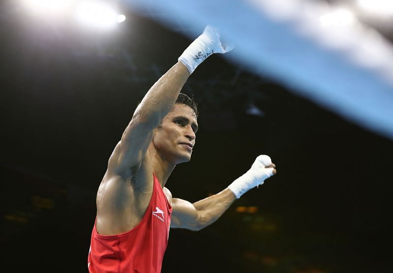 Gaurav Solanki sealed a place in the quarter-finals at the Bosphorus Boxing tournament.