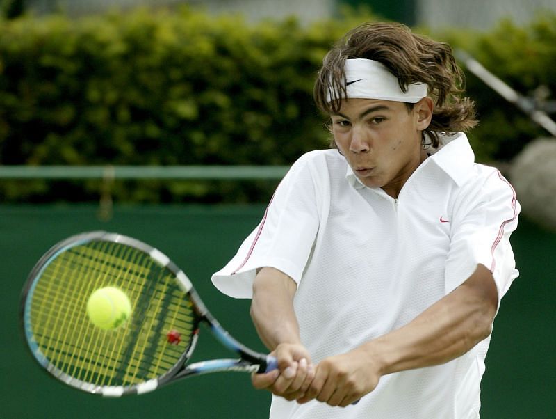 Rafael Nadal played with Babolat Pure Drive at Wimbledon 2003