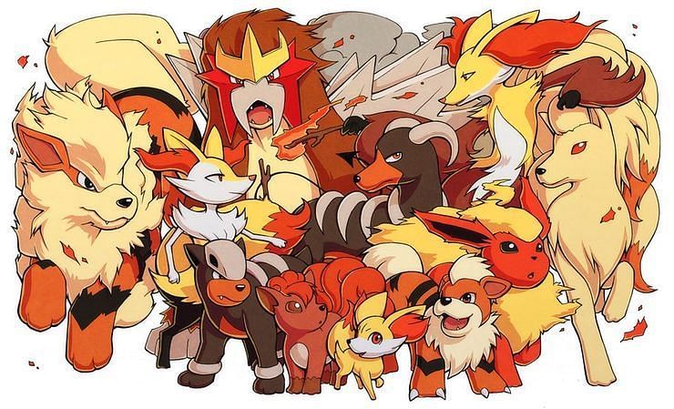 all fire pokemon