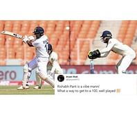 "Rishabh Pant ki jai ho!"- Twitterati hails left-hander for a match-turning hundred