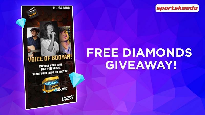 Free Fire is giving away free diamonds to the winners of the Voice of Booyah event (Image via Sportskeeda)