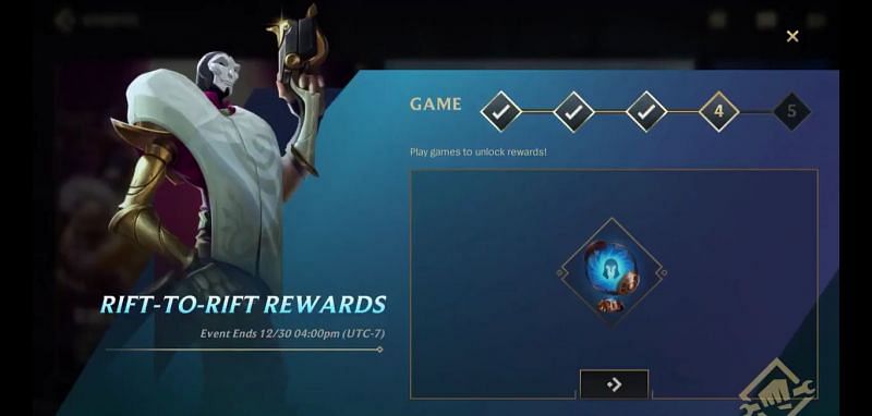 Unlocking rewards in the game (Image via Riot Games - Wild Rift)
