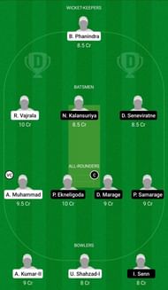 Dream11 Team for Royal Roma vs Roma CC - ECS T10 Rome