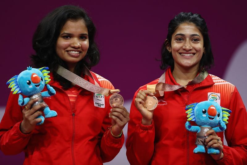 N Sikki Reddy (left) and Ashwini Ponnappa crash out