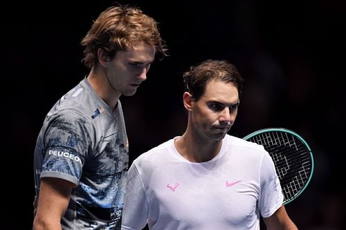 Alexander Zverev and Rafael Nadal