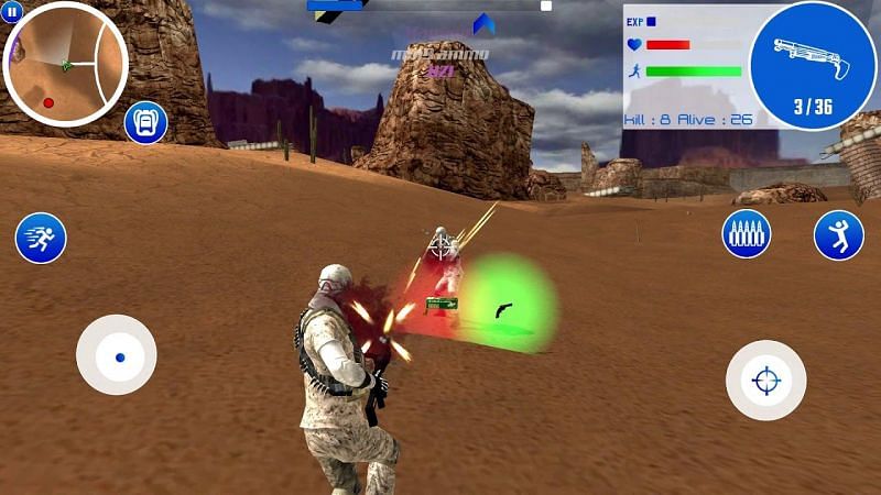 Desert Battleground (Image via Woop Woop Games, YouTube)