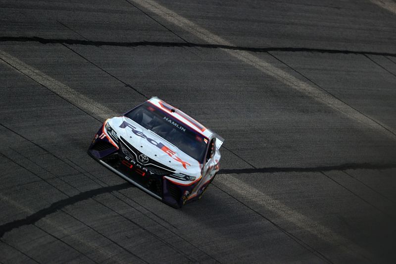 Denny Hamlin finished strong at Atlanta Motor Speedway. Photo: Kevin Cow / Getty Images