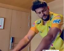 Watch: CSK players train in quarantine ahead of IPL 2021