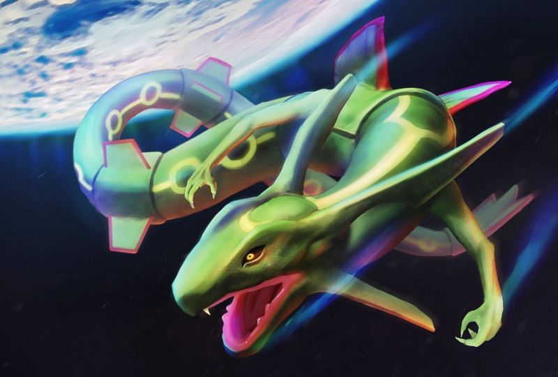 Rayquaza (Image via Juli&aacute;n Montoya on ArtStation)