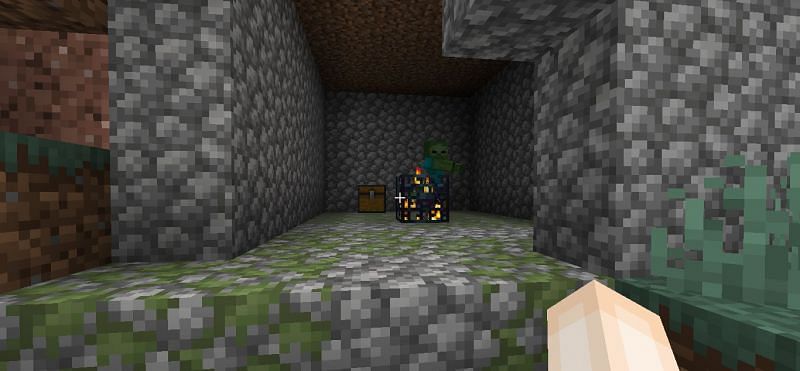 Zombie spawners can be difficult to seek out (Image via Minecraft)