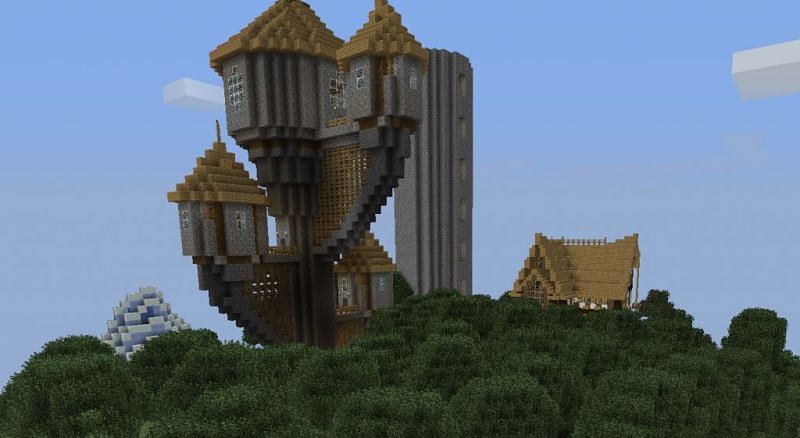 Castle structure (Image via minecraftservery)