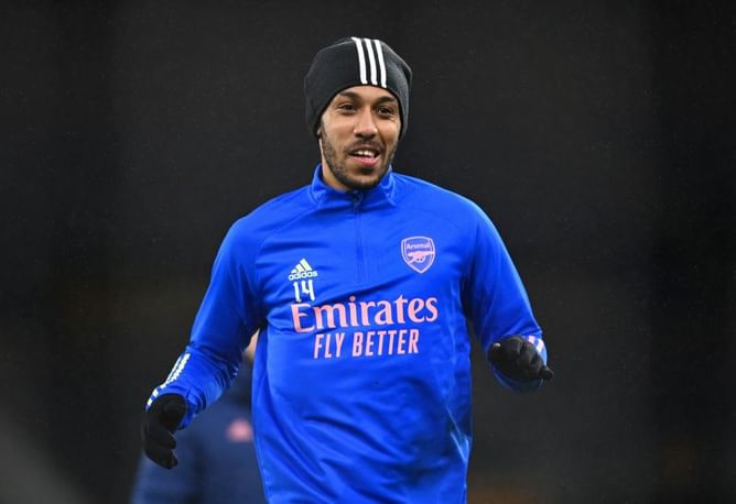 Pierre-Emerick Aubameyang storms out of the Emirates stadium minutes after Arsenal's win over Tottenham - Reports