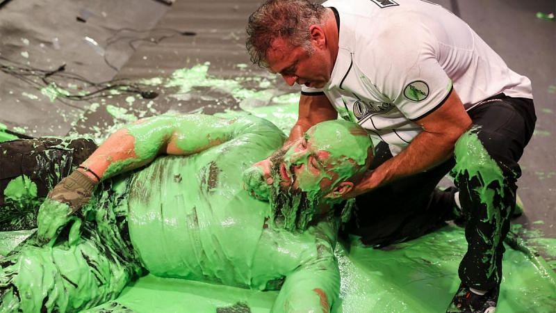 Shane McMahon poured green goo all over Braun Strowman on RAW