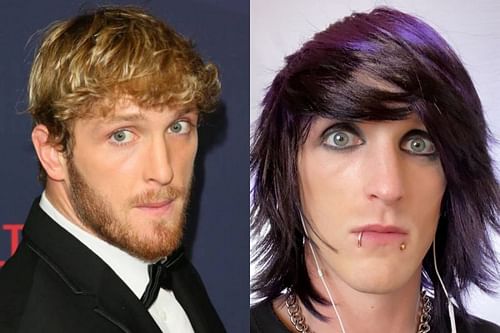 Logan Paul had a gothic makeover in March last year. 