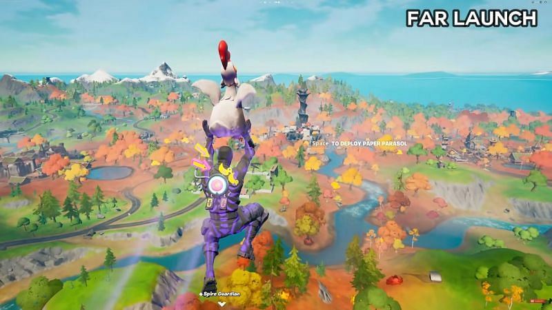 Get an insane speed boost using chickens in Fortnite Season 6 (Image via YouTube/Glitch King)