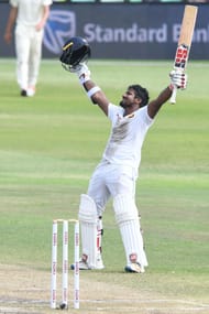 Ecstatic: Kusal Perera after pulling off the impossible