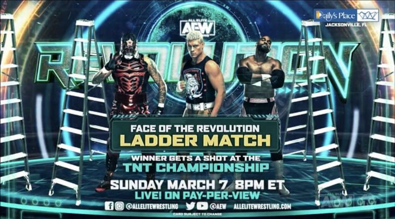Face of the Revolution Ladder Match
