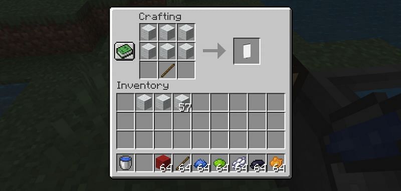 How to create a banner (Image via Minecraft)
