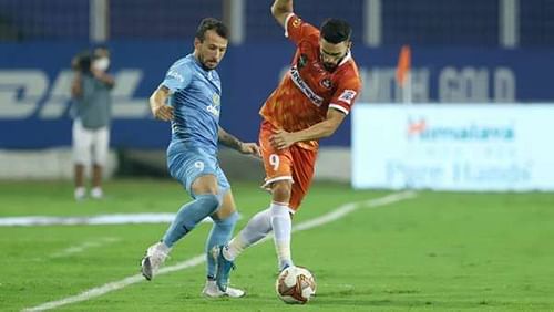 Mumbai City FC twice came from behind to draw 2-2 with FC Goa.