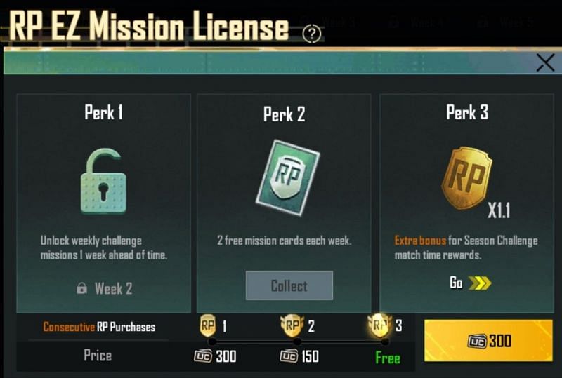 Ez mission license pubg mobile что это