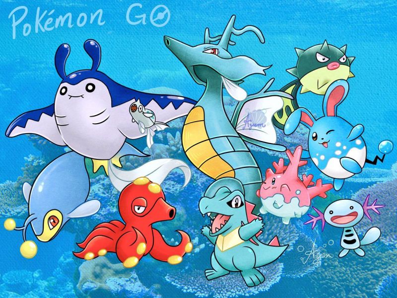 Top 5 Water Pokemon from Johto.