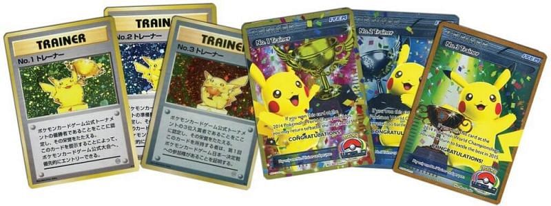 Pikachu Trophy cards (Image via CardMavin)