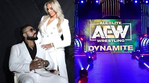 Andrade and Charlotte Flair.