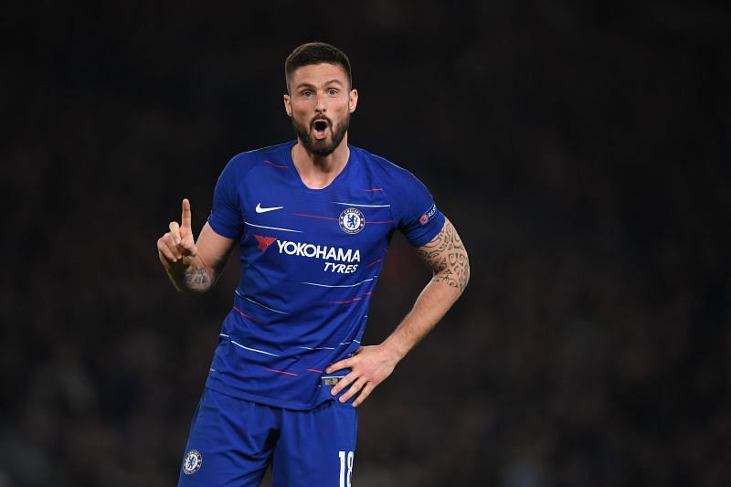 Olivier Giroud played a key role in Chelsea&rsquo;s FA Cup and Europa League victories