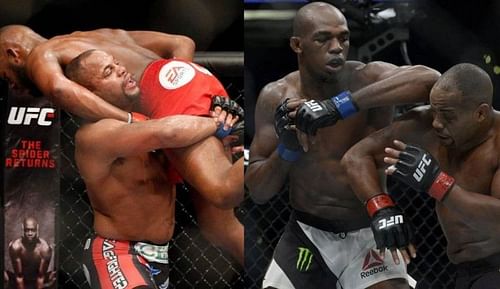 Jones vs. Cormier 1 (left); Jones vs. Cormier 2 (right)