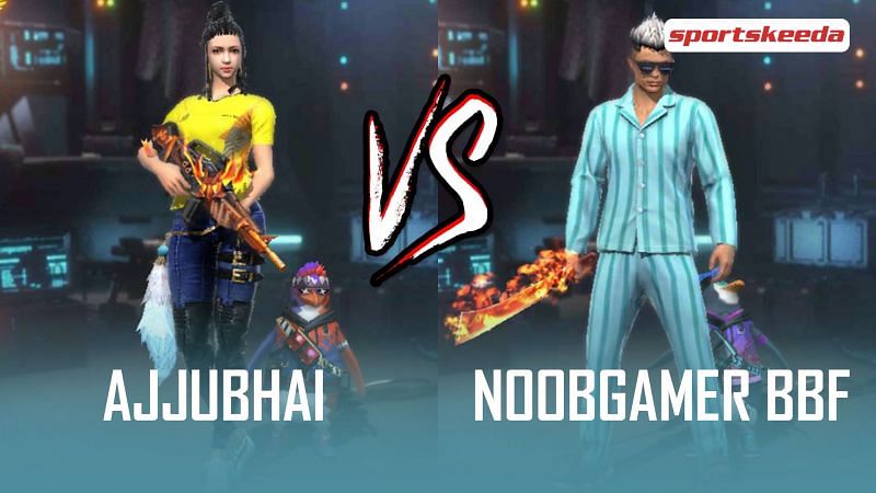 Ajjubhai and NoobGamer BBF are two popular Free Fire YouTubers