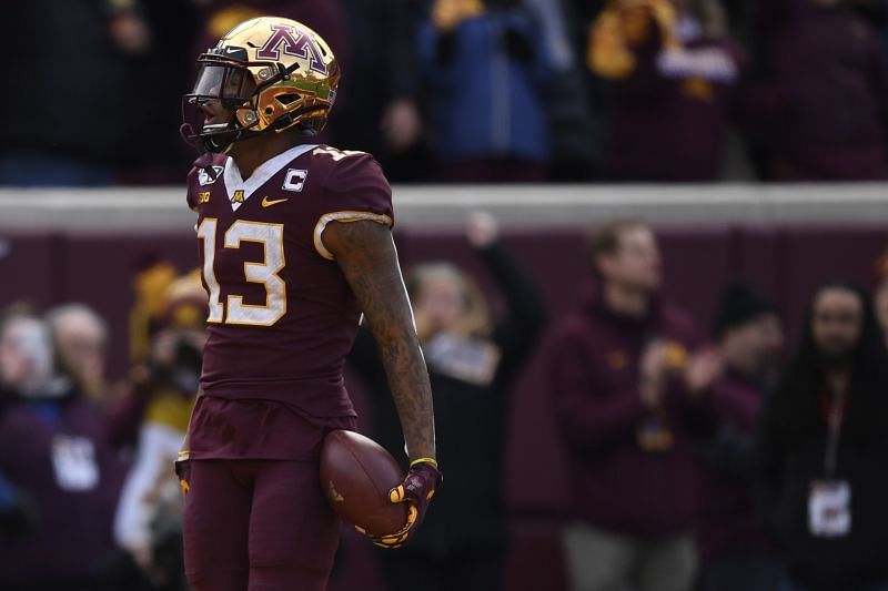 Gophers' Rashod Bateman answers questions about speed as others pop up