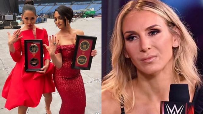 Charlotte Flair sends a message to The Bella Twins following WWE Hall of Fame induction