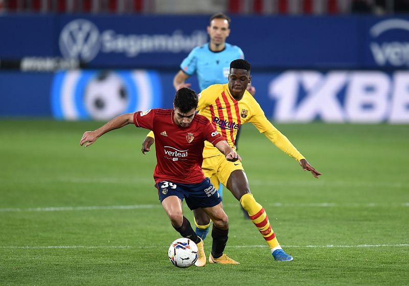 C.A. Osasuna v FC Barcelona - La Liga Santander