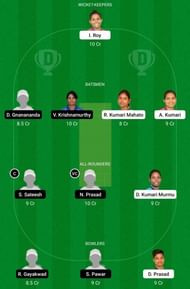 JHA - W vs KAR - W Dream11 Team 2021