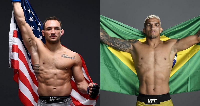 Michael Chandler (Left) believes that he has a clear path to victory against Charles Oliveira (Right)