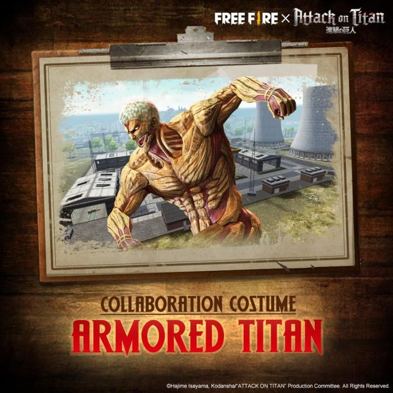 Free Fire Collaboration with 'Attack on Titan' Now Live