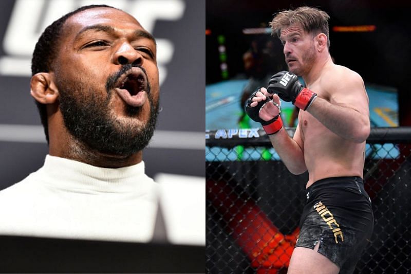 Jon Jones (Left), Stipe Miocic (Right)