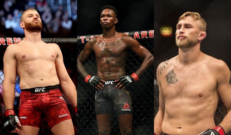 Jan Blachowicz, Israel Adesanya, and Alexander Gustafsson