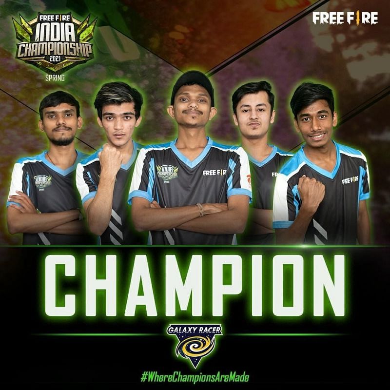 Galaxy Racer wins Free Fire India Championship 2021 Spring edition