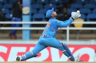 Rishabh Pant in ODI action for Team India