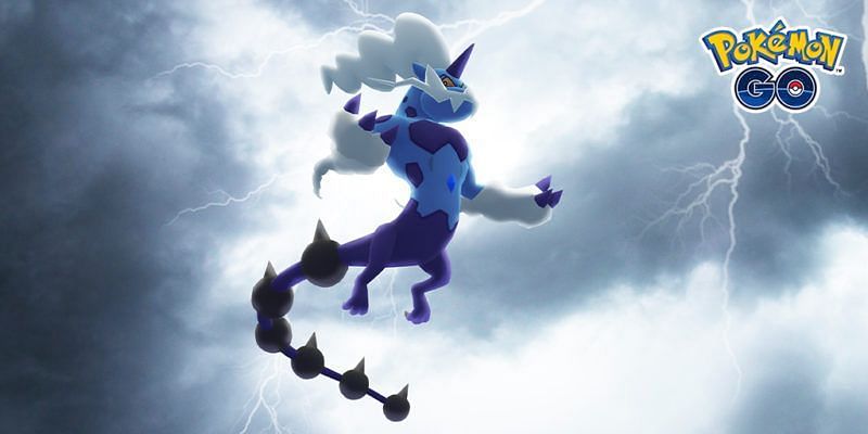 The Legendary Pokemon Thundurus will make its debut during the Charge Up event(Image via Niantic)