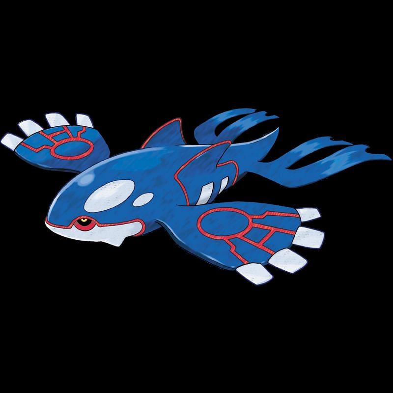 Kyogre can exist in two different forms, regular and Primal Kyogre (Image via The Pokemon Company)