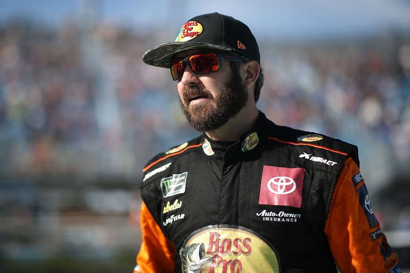 Martin Truex Jr. is close to breaking the 10,000 laps led barrier. Photo: Chris Graythen/Getty Images.