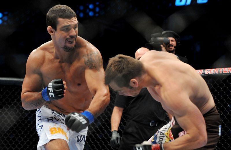 Vitor Belfort essentially won the UFC Light Heavyweight title on a technicality in 2004.