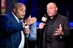 Why are Joe Rogan and Daniel Cormier being criticized for biased commentary at UFC 259?
