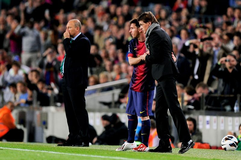 Lionel Messi had a close relationship with the late Tito Vilanova.